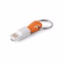 Câble USB avec connecteur 2 en 1 OrangeOrange