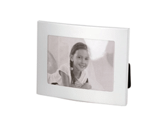 Cadre photo argenté en métal