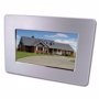 Cadre photo numérique 7 pouces en métal BlancBlanc