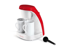 Cafetière bicolore 1 à 2 tasses