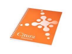 Cahier A4 personnalisé avec spirale et couverture