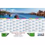 Calendrier bancaire contrecollé GRAND LARGE QuadriQuadri