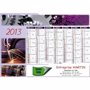 Calendrier bancaire contrecollé INDUSTRIE QuadriQuadri