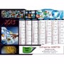Calendrier bancaire contrecollé MULTIMEDIAS QuadriQuadri