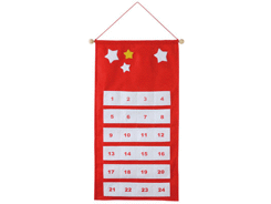 Calendrier de l'Avent en tissus