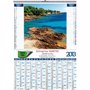 Calendrier mural Illustré COTES FRANCAISES QuadriQuadri
