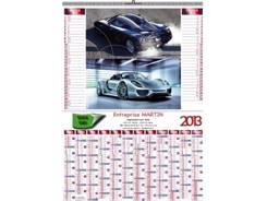 Calendrier mural Illustré CYLINDREES