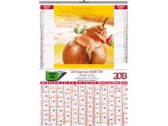 Calendrier mural Illustré DEGUSTATION