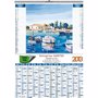 Calendrier mural Illustré FRONT DE MER QuadriQuadri