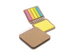 Cahier à spirale feuilles repositionnables