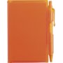Carnet en plastique 105x80mm Orangeorange