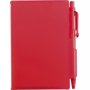 Carnet en plastique 105x80mm Rougerouge