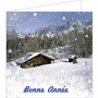Carte de neige Au choixMa couleur