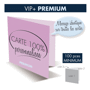 Carte vocale - vip+ premium Au choixCarton