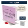 Carte vocale - vip+ solo Au choixCarton