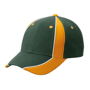 Casquette 6 Panneaux Au choixvert foncé/jaune dor