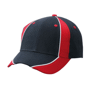 Casquette 6 Panneaux Bleubleu marine/rouge/bl