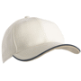 Casquette 6 Panneaux bi-couleur Bleunaturel/bleu marine/