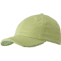 Casquette 6 panneaux dessous Vichy Au choixvert clair/blanc