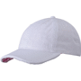 Casquette 6 panneaux dessous Vichy Au choixblanc/rose