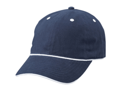 Casquette 6 panneaux liserée