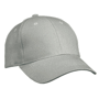 Casquette 6 panneaux personnalisée publicitaire Grisgris clair