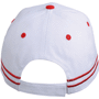 Casquette Angleterre 6 panneaux Au choixblanc/rouge