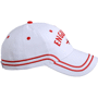 Casquette Angleterre 6 panneaux Au choixblanc/rouge