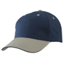 Casquette avec visière sandwich Bleubleu marine/beige/bl