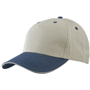 Casquette avec visière sandwich Bleubeige/bleu marine