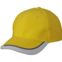 Casquette bande large avec visière Au choixjaune soleil/blanc/g