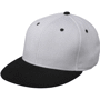 Casquette bicolor 6 panneaux Noirargenté/noir