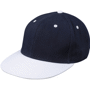 Casquette bicolor 6 panneaux Bleubleu marine/blanc