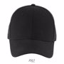 Casquette 6 panneaux épaisse Blaze NoirNoir