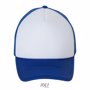 Casquette 5 panneaux Bubble BlancBlanc / Royal