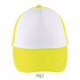 Casquette & bonnet sol's bubble kids JauneBlanc / Jaune fluo