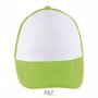 Casquette & bonnet sol's bubble kids BlancBlanc / Vert fluo