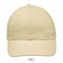 Casquette 6 panneaux Buffalo Ecru naturelBeige