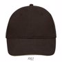 Casquette 6 panneaux Buffalo MarronChocolat / Beige