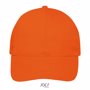 Casquette 6 panneaux Buffalo OrangeOrange