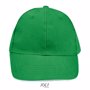 Casquette 6 panneaux Buffalo BlancVert Prairie / Blanc
