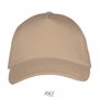 Casquette 5 panneaux Long Beach Ecru naturelBeige