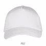 Casquette 5 panneaux Long Beach BlancBlanc