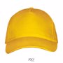 Casquette 5 panneaux Long Beach JauneJaune