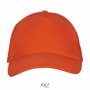 Casquette 5 panneaux Long Beach OrangeOrange