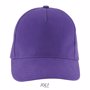 Casquette 5 panneaux Long Beach VioletViolet foncé