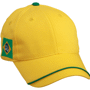 Casquette Brésil 6 panneaux Au choixjaune soleil/vert/bl