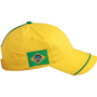 Casquette Brésil 6 panneaux Jaunejaune soleil/vert/bl