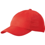 Casquette brodée Sport 6 Panneaux Rougerouge
