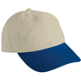 Casquette brodée Standard 6 Panneaux Bleubeige clair/bleu mar